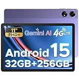 DOOGEE Tab G6 Plus Android 15 Tablet 2025 Newest 11 inchTablets with Sim Card Slot AI FHD+ 32GB RAM+256GB ROM/2 TB 8000mAh Octa-Core T7280|Widevine L1|5G WIFI|Bluetooth 5.0|GPS Tablet Android - Purple