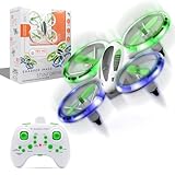 Sharper Image - Drone For Kids with LED Lights - Drone Toy, Flying Toys, Cool Gadgets, Drones for Kids, Girls and Boys Toys, Christmas Gifts for Kids, Remote Control Toy - 5 inches Mini Drone
