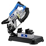 1200W Electric Handheld Band Saw 2in1 Metal Wood Cut BANDSAW CHOP Table Stand