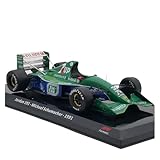 XUFQRAN Miniature display 1:24 Scale For Jordan 191 Schumacher 1991 F1 Car Die Cast Model Kit Collection Static Ornaments Simulation collection