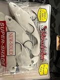 Sidewinder 4" Super Shads - 25g - Ghost White - Pack Qty 4