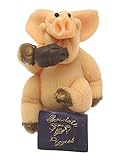 David Corbridge Pig Ornament Pig Figurine Piggin Chocoholic Pigs