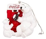 Retro Coca Cola Polar Bears And Vending Machine Hanging Ornament