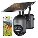 Xega 4G LTE 【Dual Lens】 12X Hybrid Zoom Wireless CCTV Security Camera Outdoor,2K 【Dual-Lens】 PTZ Solar Security Camera with 10,400mAh Battery, PIR/Human Detection,Color Night Vision,Two-Way Talk,IP66