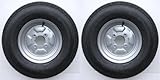 A pair of 500 x 10 inch trailer wheels and tyres with 4 ply tyre and 4 inch PCD (NOT SUITABLE FOR ERDE TRAILERS) LMX1600 PLEASE DO NOT BUY UNTIL YOU HAVE CHECKED YOUR PCD