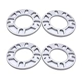 4x 10mm SHLPDFM Wheel Spacer Alloy aluminum Shims 4&5 Stud Universal Spacer 76mm Centre Bore 98mm-120mm PCD