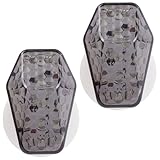 Kinstecks 1 Pair Motorcycle Side Marker Light Motorcycle Indicator LED Flush Mount Turn Signal Light Blinker Turning Lamp for SUZUKI GSXR SV BANDIT DL