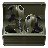 Electronic Shooting Earplugs Noise Canceling Earpods Hearing Protection Earmuff for Hunting/Tactical Shooting/Military/Music Events (Green)