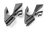 Ricreo Rear Hatbox Shelf Brackets for Fiat Grande Punto, Punto Evo, Stilo, Doblò, Alfa 147, GT, Lancia Ypsilon - Trunk Clip Retainer Right Left 2 Pieces
