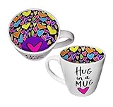 WPL Gifts Hug in a Mug There Coffee Tea Mug Inside Out 250ml