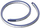 Alco-Albert 1462 Curve Ruler 50 cm with Centimetre and Millimetre Scale Flexible Blue Pack of 1
