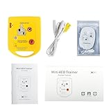 Mini AED Trainer, XFT Portable AED Training Kit Essentials AED Training Device in English for Defibrillator Trainee Beginner (XFT-D0009)
