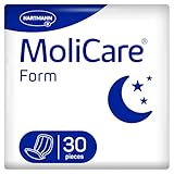 MoliCare® Form Night – Large Incontinence Pads for Moderate to Heavy Incontinence at Night for Women and Men | Reliable and Absorbent | 30 Items