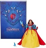 Mattel Disney Collector Snow White Collectible Fashion Doll in Signature Clothing Inspired by Disney Live Action Movie, Gifts for Kids and Collectors, HVY53