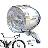 Bikes Headlight - Classic 3-Led Bikes Lights | Vintage Lowrider Bikee Lamp| Rechargeable Front Light with Bright Illumination | Bikes Lights Accessory for Electric Scooters, Mount Bikes