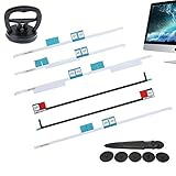 Screen LCD Adhesive Strips Tape Replacement Removal Tool Kit Adhesive Stickers Strips Lot Screen Opening Tools Set for iMac 27" A1419 21.5" A1418 (21.5")