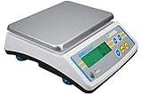 Adam Equipment LBK 6 Compact Portable Rechargeable Bench Weighing Scales LBK6 6kg Capacity x 1g Readability with Parts Counting Feature