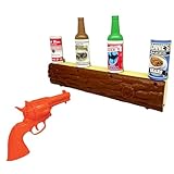 Bandai Wild West Gunslinger Electronic Target Shooting Game | Cowboy Themed Indoor Game For Kids With 4 Targets And Toy Gun With Realistic Sound Effects | Boys and Girls Toy As Birthday Gift