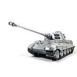Mato 100% Metal 1/16 Scale German King Tiger Bb Ver Kit Rc Tank 1228 Model（Unassembled, You Need to Assemble it Yourself）