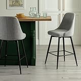 Habitat Huck Fabric Counter Bar Stool - Grey