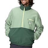 MARMOT Men's Retro Rocklin 1/2 Zip Fleece Jacket, Agate Green/Juniper Green, L