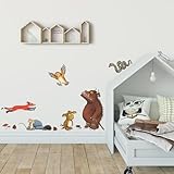 The Gruffalo's Child Wall Stickers – Peel and Stick Gruffalo & Friends Wall Decals, Childs Bedroom Decor, Easy to Apply & Removable