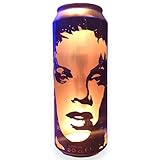 Pink ‘P!nk!’ Beer Can Lantern! Pop Art Portrait Candle Lamp, Alecia Moore, Unique Gift!