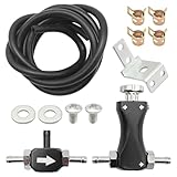 Hoypeyfiy Boost Controller, Manual Turbo Boost Controller Control Kit, Adjustable Bilateral Turbo Tee Bleed Valve for Turbocharged Diesel Petrol Turbo