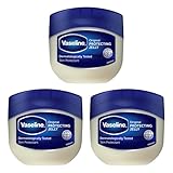 Vaseline Original moistruiser Petroleum Jelly skin care for cracked, dry skin and eczema relief 250 ml x3