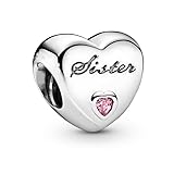 Designs S925 Sterling Silver Family Moments Love Heart Charm for Pandora Charm Bracelets.