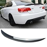 MUTUSAISI Car Rear Boot Spoiler Lip Wing Fit For BMW 3 Series E93 2007-2013 M3 Convertible 320d/ 320i/ 325d/ 325i/ 330d/ 330i/ 335i/ M Sport/SE 2DR Painted Gloss Black Accessories