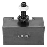 CNC Lathe Post Holder, Lathe Tool Holder 250-105 High Hardness Mini Lathe Tool Holder Machining Tool Holder Post