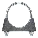 Exhaust Silencer Clamp 70mm Replacement for Massey Ferguson 3060 3065 3080 3085 3090 Tractor