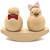 Wooden Swinging Duck Ornament Gifts for Friends,Wife,Girlfriend,Boyfriend,Mum,Classmate, Husband, Funny Gift Ideas for Wedding Engagement Anniversary ，Birthday,House Warming,Christmas
