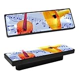 BROJAQ 4 Pack Classical Music Instruments and Sheet Music Cabinet Knobs Cabinet Pulls Kitchen Cupboard Handles Rectangle Dresser Knobs Drawer Pulls for Bathroom Door Cabinets