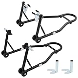 Motorcycle Stand,Heavy-Duty Motorcycle Rear and front Wheel Lift,550KG Load Capacity,Motorcycle Paddock Stand Lift,for Garage Workshop