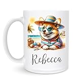 Tea Mug Corgi 330Ml Cups Classic Funny Mug for Milk Office Cappuccino