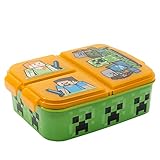 Minecraft Multi Compartment Lunch Box