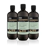 Baylis & Harding Goodness Oud, Cedar and Amber Body Wash, 500 ml (Pack of 3) - Vegan Friendly