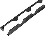 Riayk 32/1000 250 Box Profile Foam Eaves Fillers, 25mm Thick, Pack of 10 Pairs (Black)