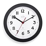 Acctim 74313 Parona, Black Radio Controlled Wall Clock