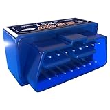 MMOBIEL Mini Bluetooth OBD2 Car Scanner V2.1 – Vehicle Code Reader Diagnostic Tool for Engine Faults – Compatible with Android iOS Windows Devices – Reads and Clears Over 3000 Error Codes