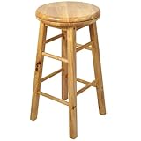 Chef Vida Revolving Breakfast Bar Stool Wooden Kitchen