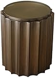 Global Views Fluted Column Table, Bronze