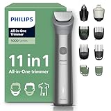 Philips Multigroom 5000 Series All-in-One 11-Piece Trimmer - Shaver and Clipper for Face, Head & Body, Self-Sharpening Full Metal Blades, 17 Length Settings (0.5-16 mm), Model MG5951/15