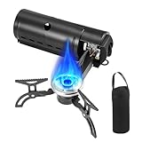 Foldable Camping Stove, 2800W Portable Butane Cassette Stove with Storage Bag, Folding Camp Gas Burners for Outdoor Camping Picnic Hiking Backpacking Travel