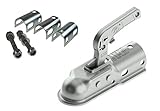 Trailer coupling hitch pressed steel, universal 1300kg 35-50mm coupling kit Pt no. LMX2187