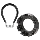 WOLMIK 2-Piece 6-in-1 Bicycle Spoke Wrench - Wheel Correction Tool & Spanner Key 10-15 Gauge for Cycling Tension