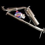 Malian Exhausts Catback Exhaust Exhaust for Mazda MX5 Mk1 (NA Chassis), 4" JDM Tailpipe