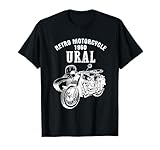 Retro Motorcycle Ural T-Shirt - Vintage Sidecar Motorbike T-Shirt